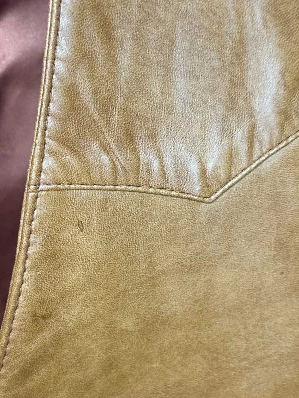 Vtg Remy Leather Fashions Men's Brown soft smooth Vest Size 46 Made in USA